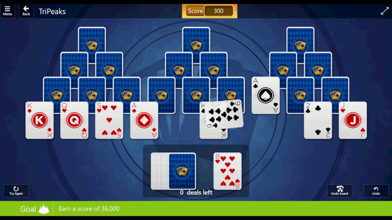 Microsoft Solitaire Collection TriPeaks Expert December 6th 2016 microsoft-solitaire-collection-tripeaks-expert-december-6th-2016