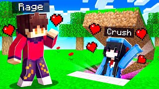 I FOUND My Crush's *SECRET* Minecraft World..