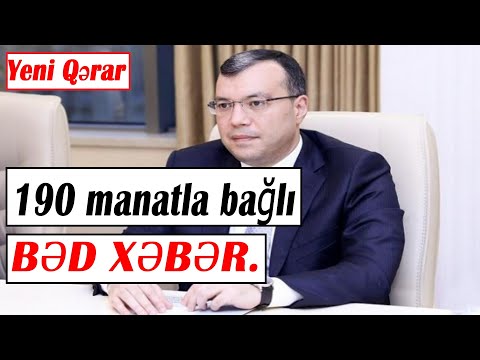 190 manat Bu şəxslərə ikinci ay üçün verilməyəcək