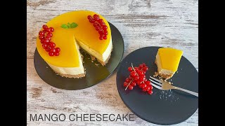 No Bake MANGO CHEESECAKE