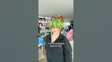 UmbraWigs using an Amazon wig 🤯 #wigstyling #cosplay #wigs #cosplaywigs