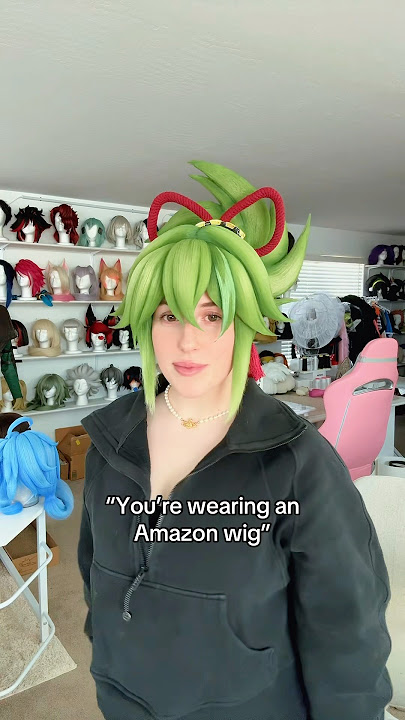 UmbraWigs using an Amazon wig 🤯 #wigstyling #cosplay #wigs #cosplaywigs