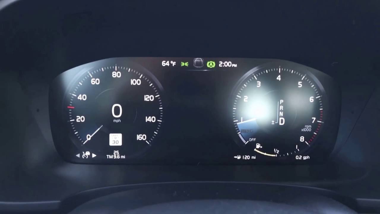 Volvo XC90/S90/V90 automatic parking brake overview YouTube