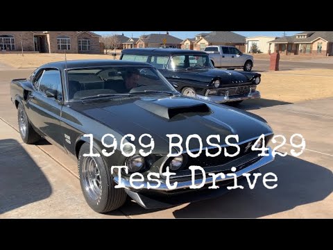 1969 Boss 429 Ford Mustang Test Drive NASCAR Streetcar Musclecar Kaase