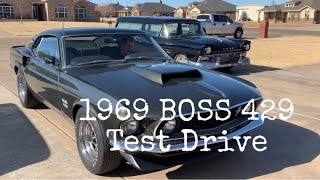 1969 Boss 429 Ford Mustang Test Drive NASCAR Streetcar Musclecar Kaase