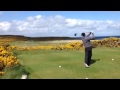Tee shot at Royal Dornoch