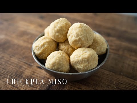 How to Make Chickpea Miso ☆ ひよこ豆(白)味噌の作り方