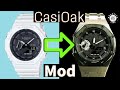 Full metal casioak mod  casio ga2100 mod project from skxmod