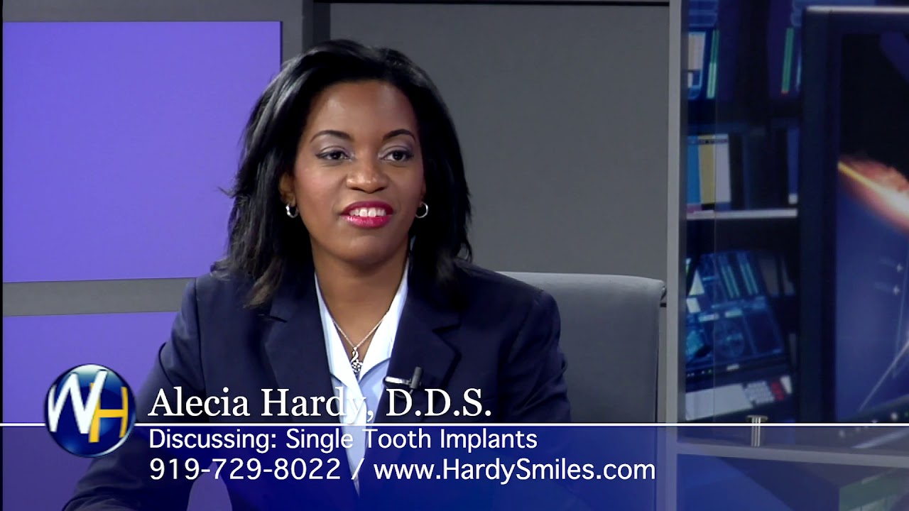 Single Tooth implants with Louisburg, NC Dentist Dr. Alecia Hardy - YouTube