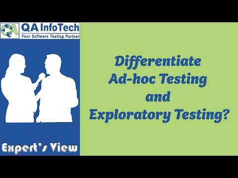 Video: Qual è la differenza tra test esplorativi e test ad hoc?