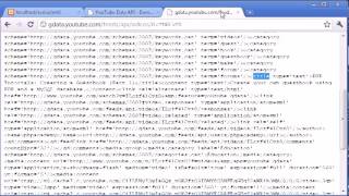 107   A YouTube XML Example