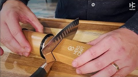 How to use the Hero Craft Diamond Rolling Knife Sharpener
