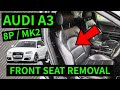 AUDI A3 8P - How To Remove Front Seat Removal 2004-2012