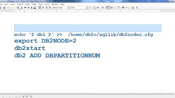 Db2 DPF 02 Add Node ADD DBPARTITIONNUM