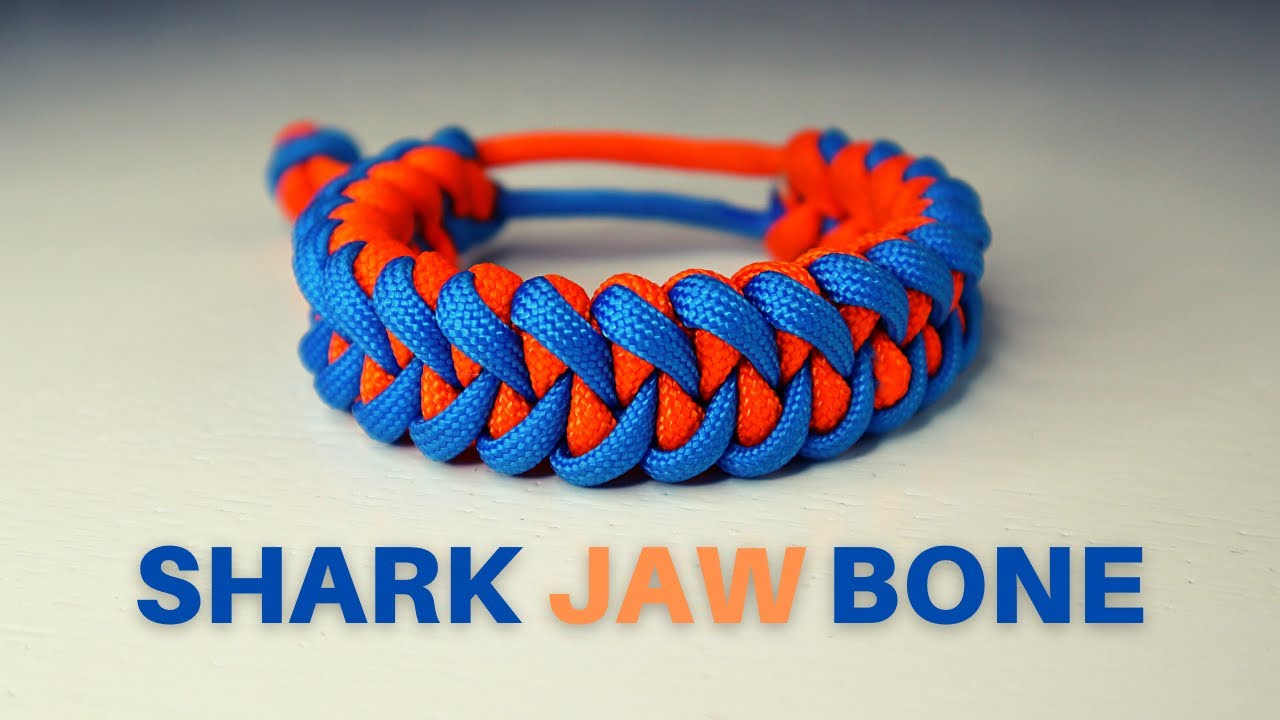 How to make a Shark Jaw Bone 'Mad Max Style' Paracord Bracelet