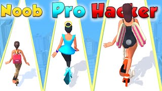 High Heels try on NOOB vs PRO vs HACKER vs GOD! Max Levels Tall!! by OWLBERT 10,099 views 3 years ago 9 minutes, 15 seconds