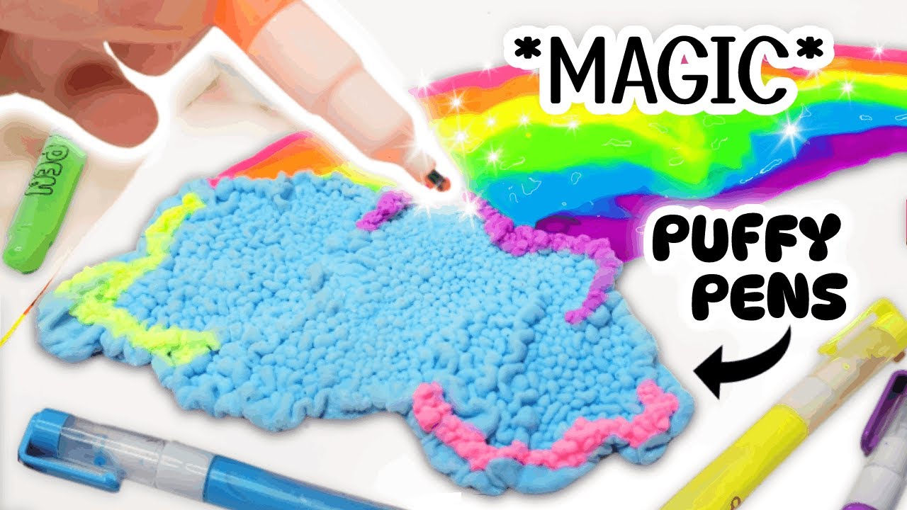  Ooly Magic Puffy Pens, Puffy Popcorn Drawing Pens, Set