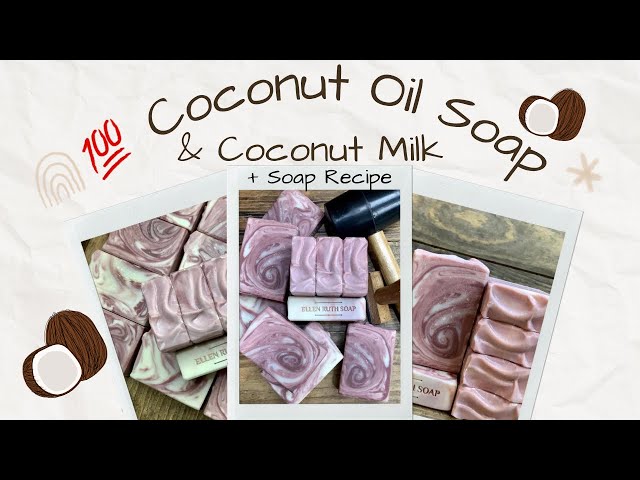 Coconut oil soap making class