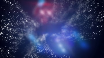 animated abstract blue background blurred lights bokeh effect