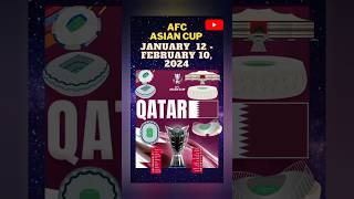 AFC Asian Cup Qatar 2023 Date Venue Team Confirm #afc2023 #asiacup2023 #ytshorts #shorts #football