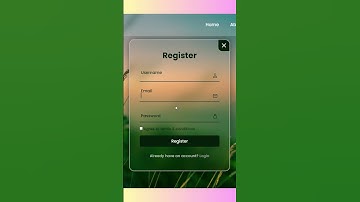 How To Create a Login and Register Page using HTML, CSS, and JavaScript  #css #html #javascript