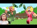 EXPULSANDO VILLAGER FOLGADO MINECRAFT #3 - VALENTINA UNIGRIL