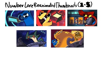 Number Lore Reanimated: Season 2 Thumbnails (1-5)