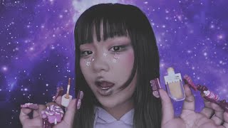 asmr. sweet friend does your makeup, but everything is lip gloss. 💗🍭 screenshot 4