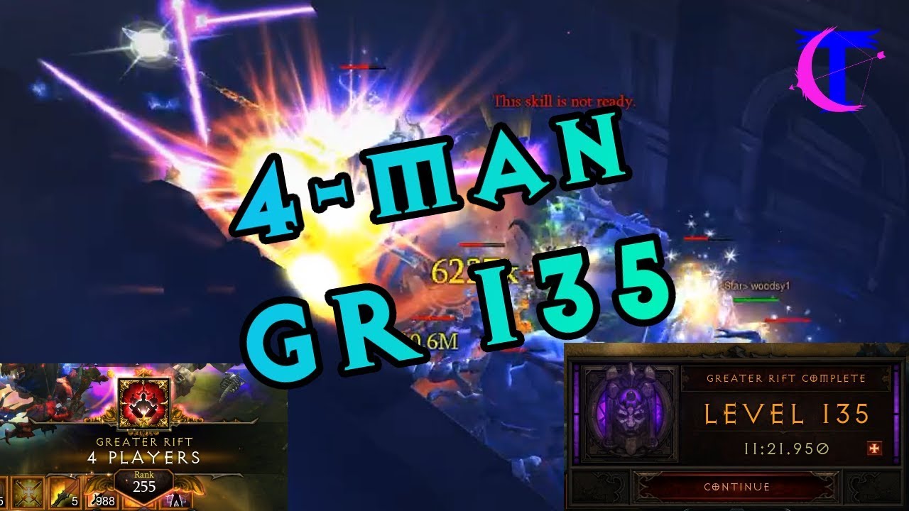 Diablo III Season 19 - 4man Greater Rift 135