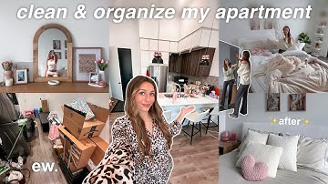 deep cleaning & decluttering my MESSY apartment for 2025
