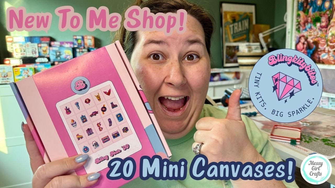 Новичок в магазине алмазной живописи — распаковываю свой первый мини-набор Blingkitybites!