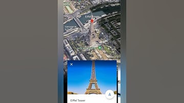 Eiffel tower google map view 3d # Paris tower🗼