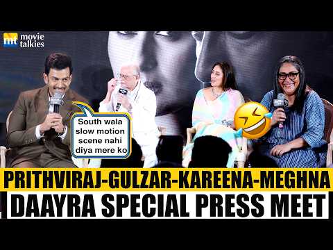 "South wala slow motion scene nahi diya mere ko,"Prithviraj Sukumaran to Meghna Gulzar |Daayra Event