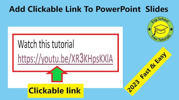 How to Make Clickable Links in PowerPoint | Add Clickable link To PowerPoint