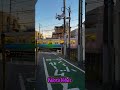At Dusk time,at the level crossing of the alley, the train passes quietly🚃🌅.#travel #japan #tokyo