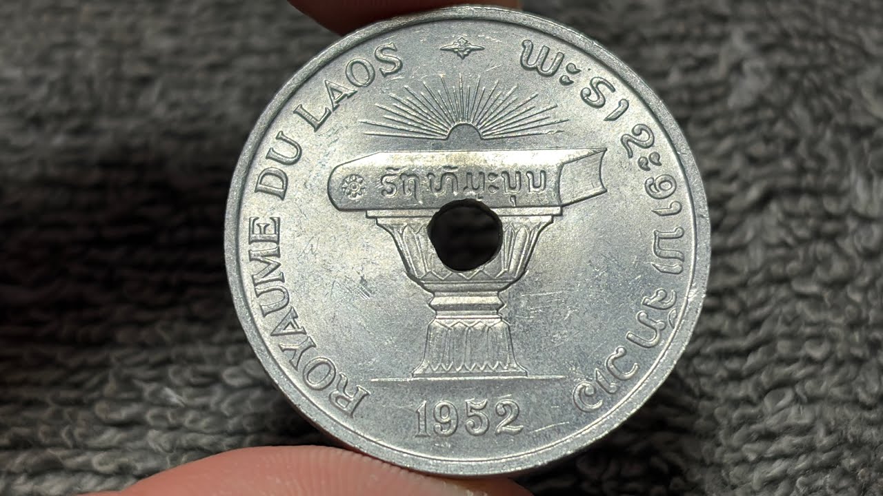 Монета Лаоса 50 центов 1952 года • Стоимость, информация, тираж, история и многое другое