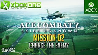 [4K] Ace Combat 7: Skies Unknown | Mission 2: Charge The Enemy Xbox One X Gameplay in UHD screenshot 3