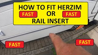 Talbot Express Highlander How To Fit Herzim  Aluminium Rail Infil FAST