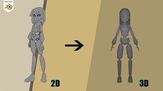 [Blender] Robot Character Modeling Tutorial - [Part 2]