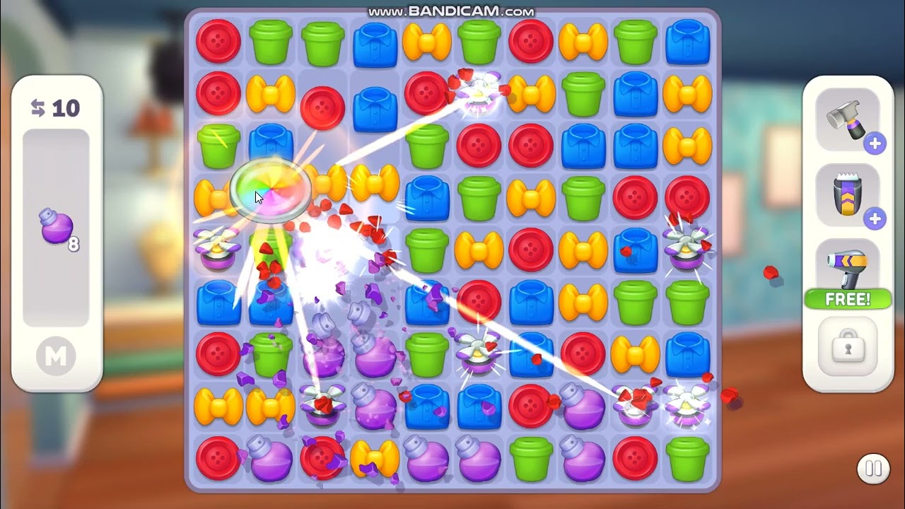 Makeover Match - Swap & Style level 17 no power-ups