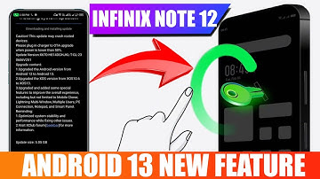 infinix note 12 Android 13 updated new features 🤩| Infinix Android 13 update| infinix xos 13 update
