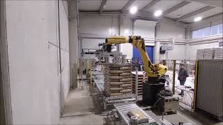 Robotic Palletising of Pellets