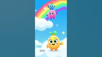 “Rainbow Rocket Slide 🌈✨ | Magical Kids Cartoon Adventure!”