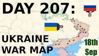 Day 207: Ukraine War Map