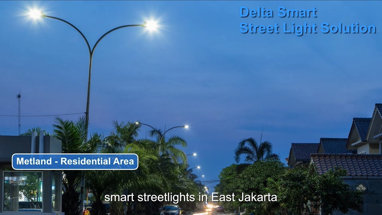 Delta S Smart Led Streetlight Solution Lights Up Smart Jakarta