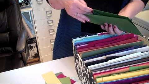 Storing Paper Scraps