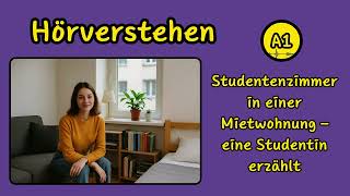 Haus - Studentenzimmer in einer Mietwohnung | Hörverstehen A1