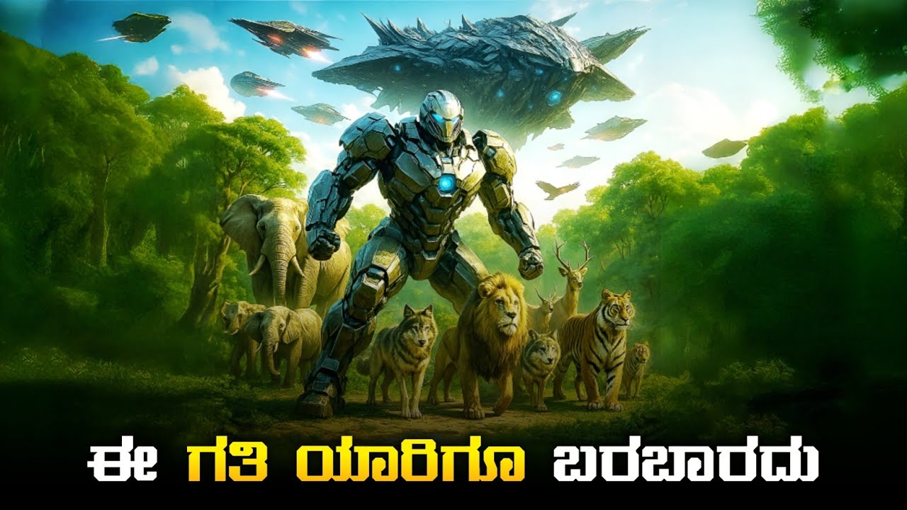 🤖 The Wild Robot Movie Explained in Kannada | 2024's Most Emotional Animation Story!