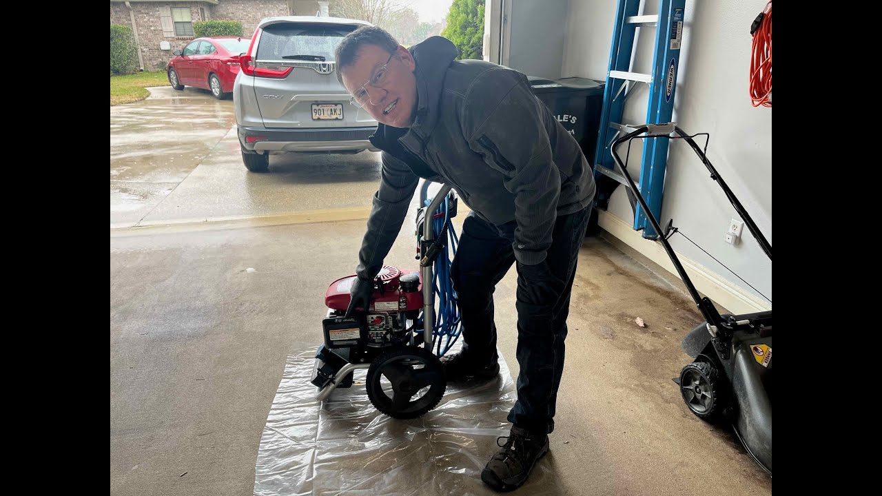 Honda Homelite Pressure Washer Air Filter Change YouTube