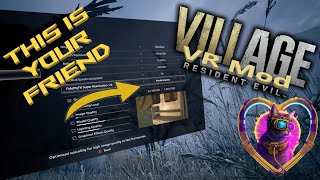 Settings For Resident Evil Village VR MOD By Praydog